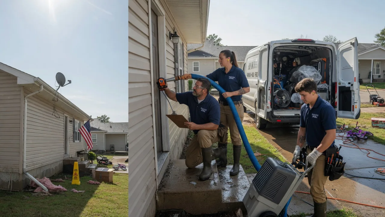 Ceiling Water Damage Restoration in Lyles, TN near me